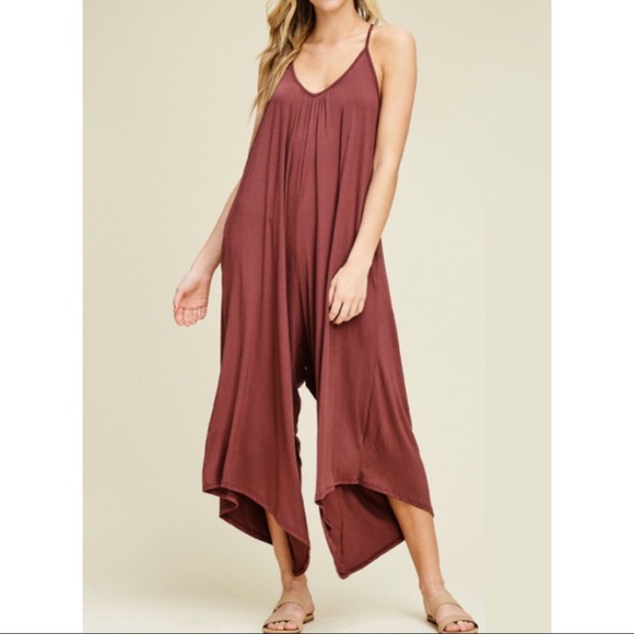 💥FINAL PRICE DROP💥 Flowy Jumper Romper Racerback - Picture 2 of 6